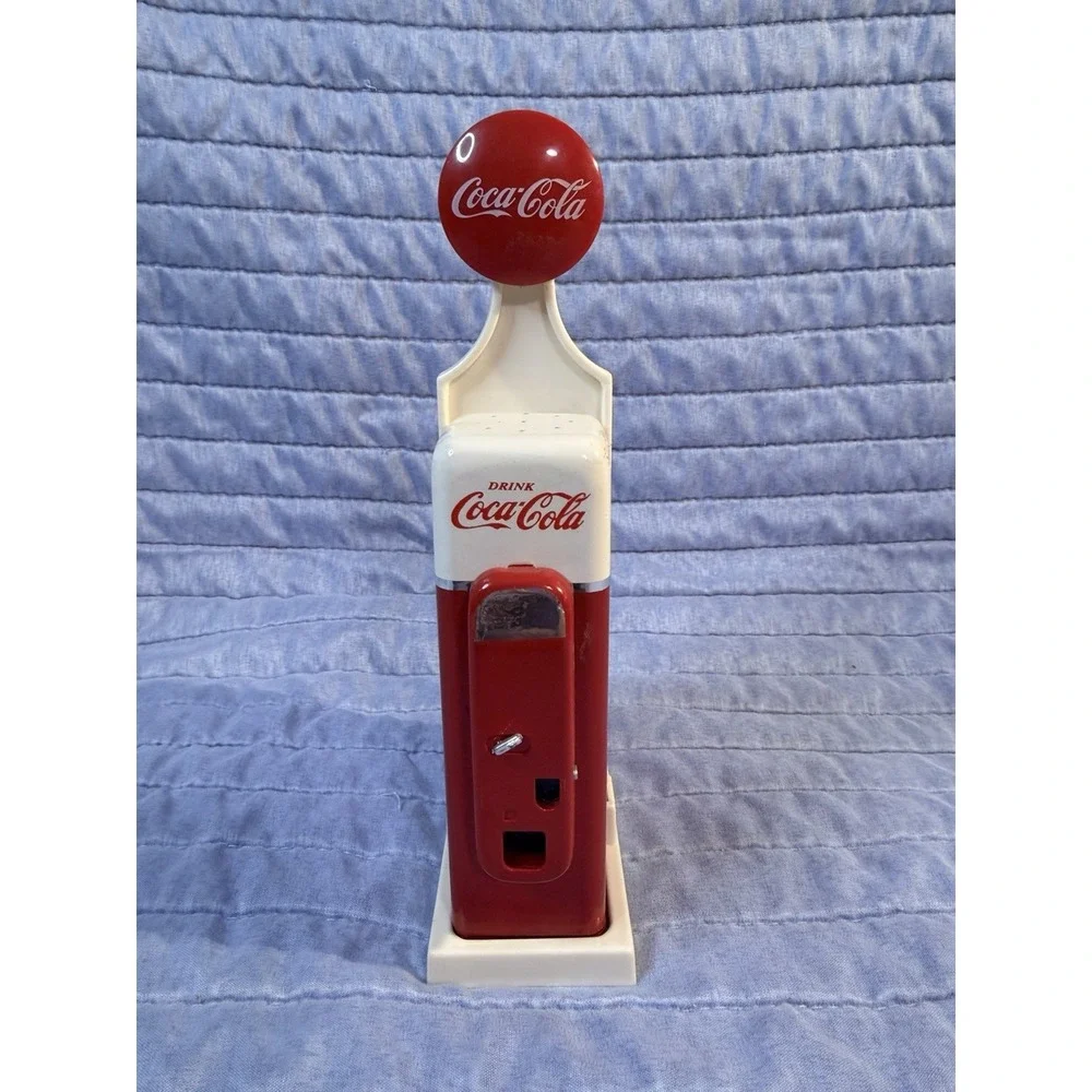 1993 | Coca-Cola Double Gas Pump Salt & Pepper Shakers | Vintage Décor